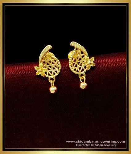 Daily wear Stud Earring Designs with Price | Gold earrings with price, Gold  earrings studs simple, Gold earrings for kids