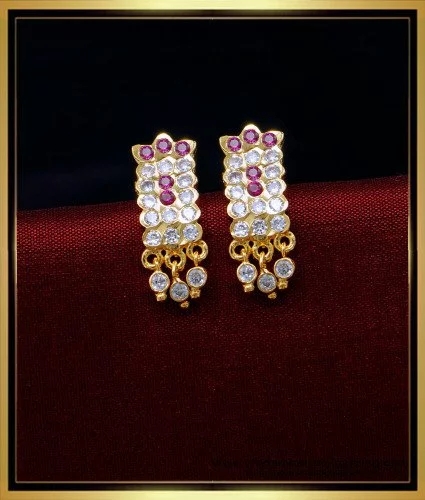 Buy quality Ladies 916 Gold Diamond Fancy Jummar Earrings -LJE97 in  Ahmedabad