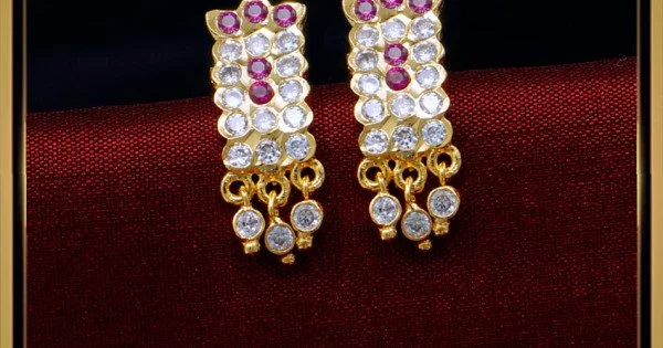 Buy Yellow Gold Earrings for Women by P.C. Chandra Jewellers Online |  Ajio.com