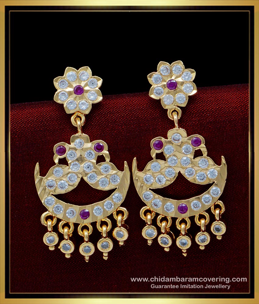 Impon Earrings designs, Impon stud Earrings, Impon kammal, Impon Jhumkas, impon earrings online shopping, impon earrings price,