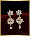  artificial ruby earrings,  dangle earrings gold,  dangle drop earrings, impon earrings online shopping, impon earrings designs, impon stud earrings, 