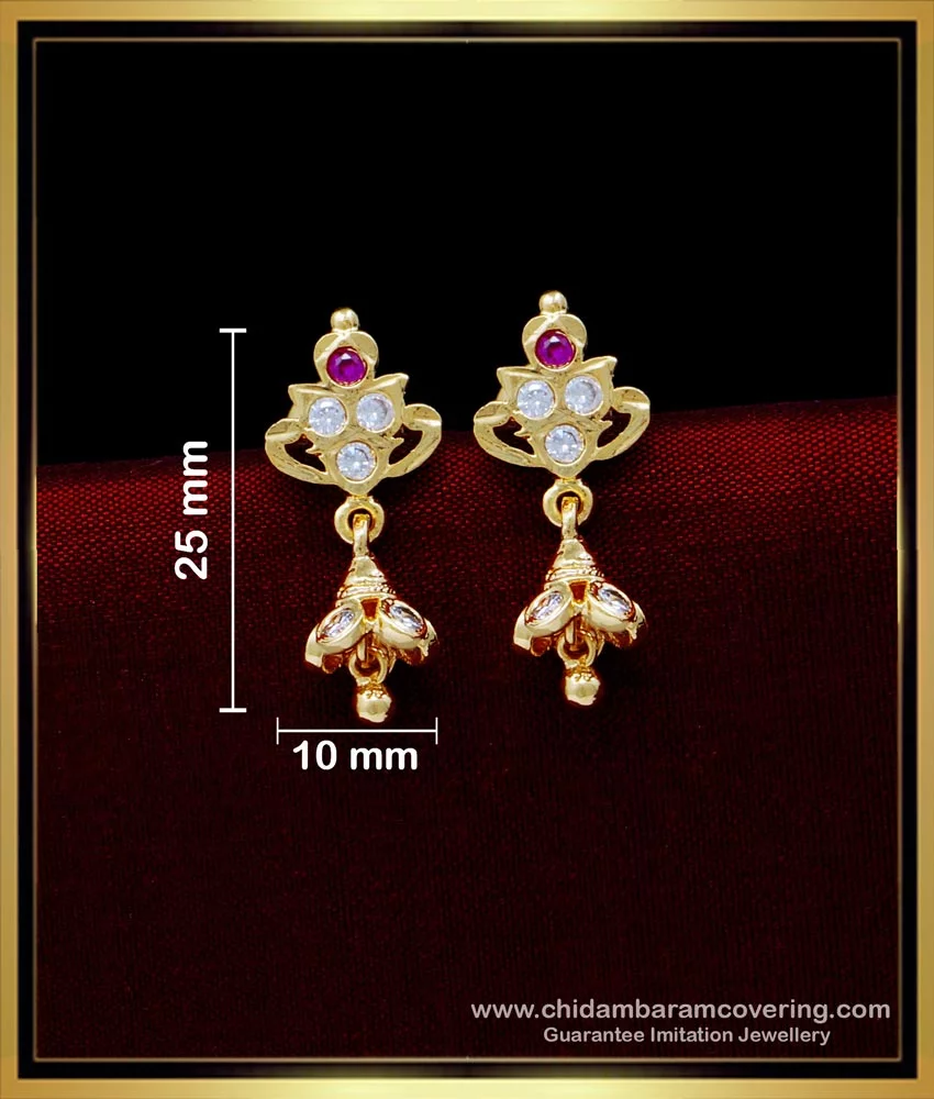 Wholesale Factory Unique Fashion 18K Solid Yellow Gold Minimalist Semi Hoop Stud  Earrings Jewelry Women Earrings For Party Gift Daily Wear From malibabacom