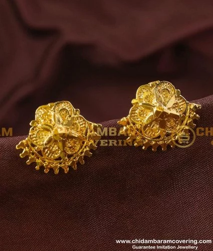 One gram deals gold stud earrings