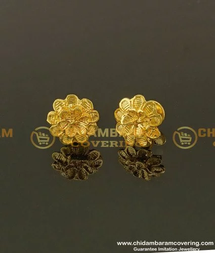 Piranesi - Oro Small Flower Earrings with Diamonds in Yellow Gold - 18 –  Robinson's Jewelers