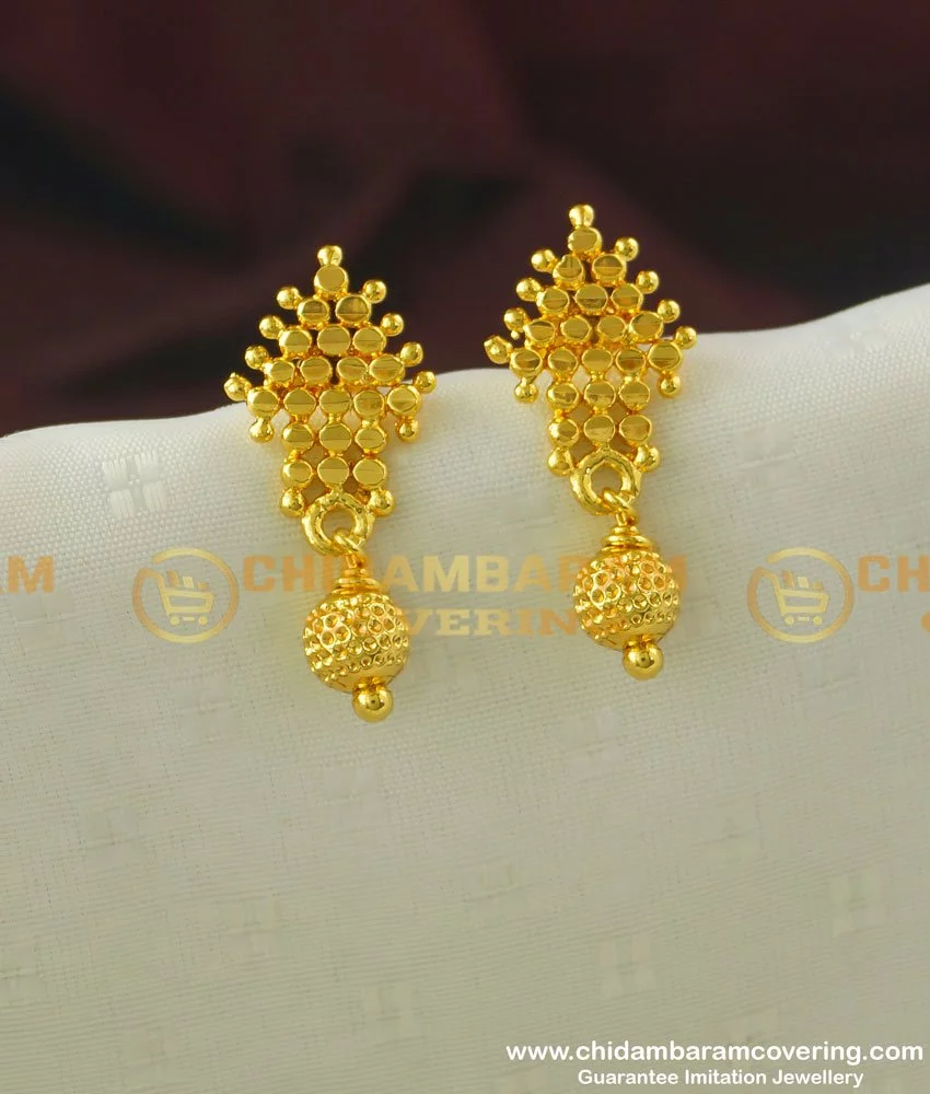 AJC Daily Wear Ladies Gold Earring, 4.58 Gm at Rs 3990/gram in Malappuram |  ID: 21651752373