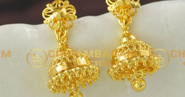 One gram deals gold jhumkas designs