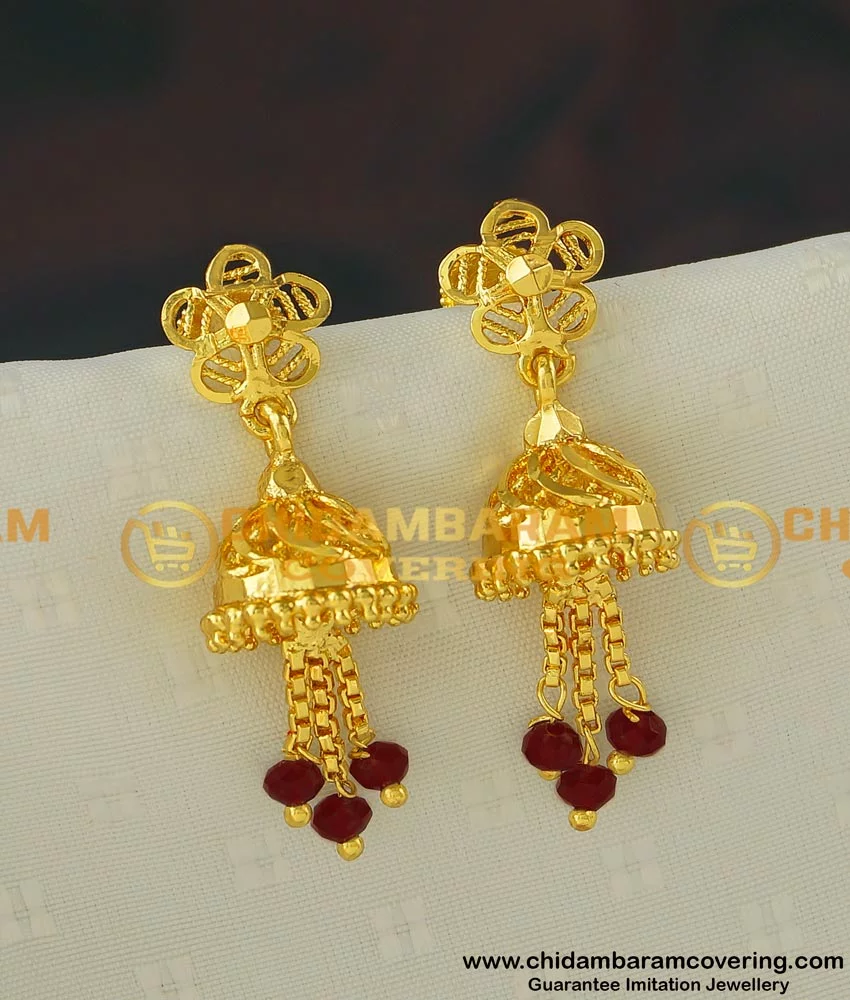 Women's Vintage Tassel Earrings Women Ethnic Zircon Jhumka - Temu