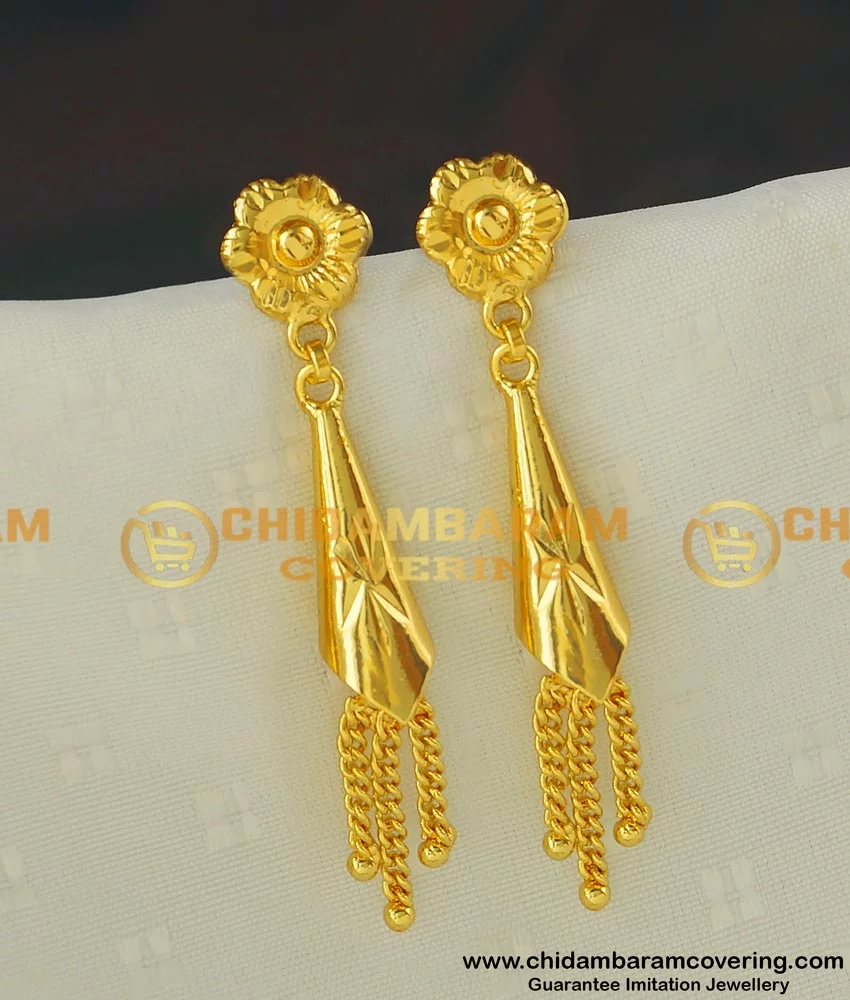 Latest fashion on sale gold earrings