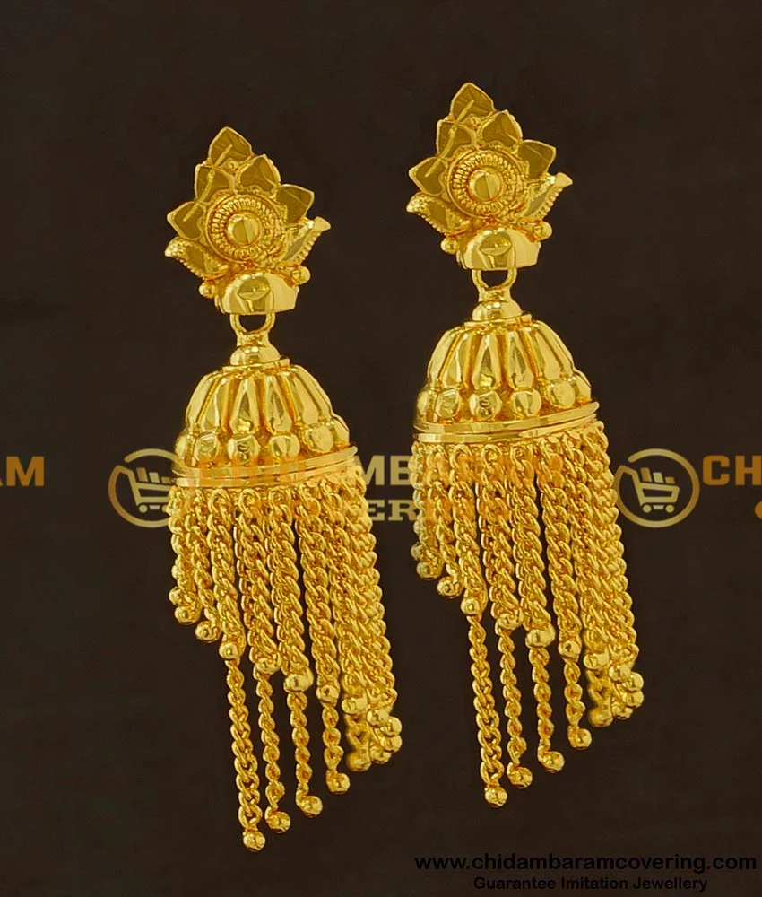 Jhumka chain deals design