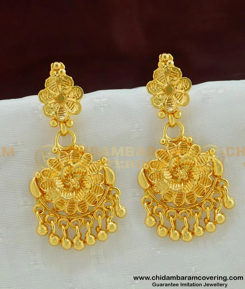 Buy Mini Blue Chand Dangler Earrings for Women Online at Ajnaa Jewels |  450247