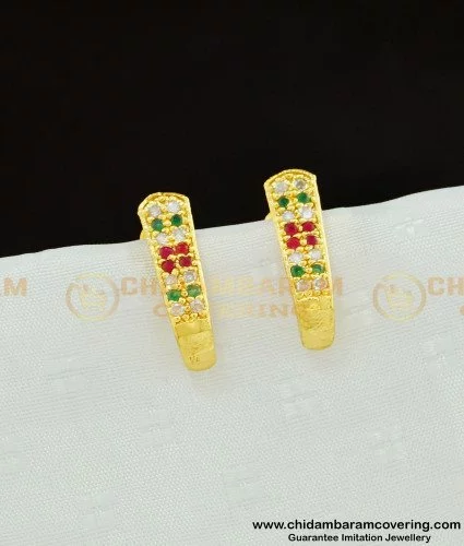 Gold Stud Earrings – Hirapanna Jewellers