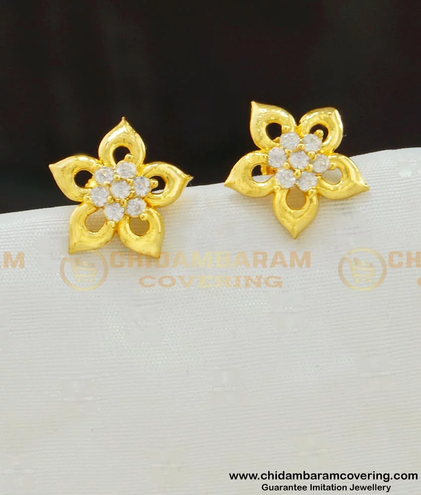 Top 5 beautiful One gram gold earrings - Latest designs 2017 |  Fashionworldhub