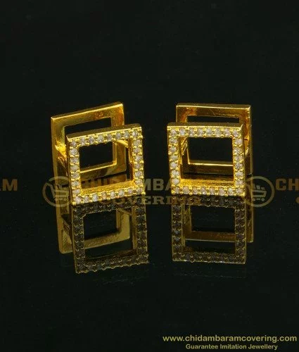 Square Shape Diamond Cut Hoop Earrings – MA Jewelers - Wayne