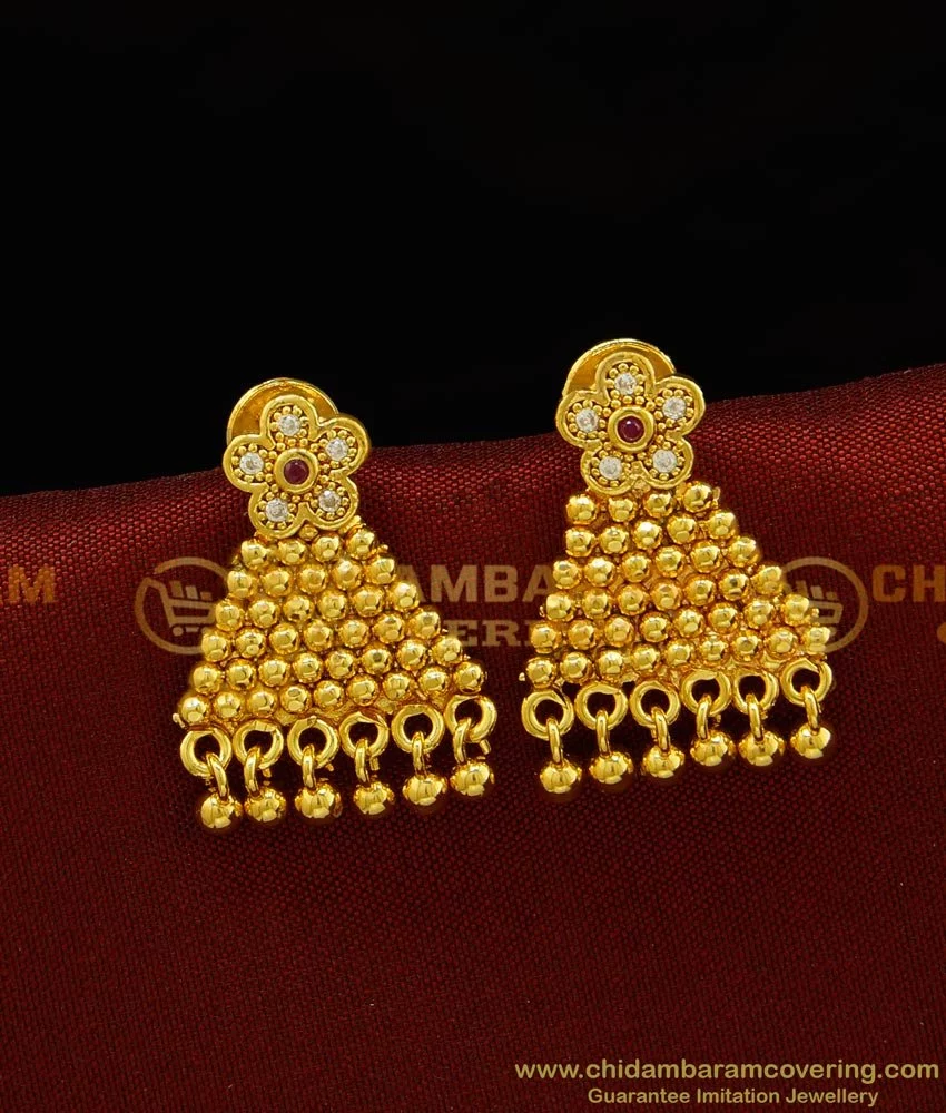 Latest and stylish light weight gold earrings design/simple daily wear gold  earring de… | Gold earrings studs simple, Gold earrings for women, Gold  earrings designs