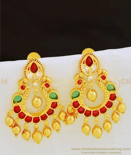 SHREEJI FASHION & JEWELLERY PRESENTS A NEW STYLE OF EARRINGS. HIGH GOLD  PLATED FANCY AND ROYAL