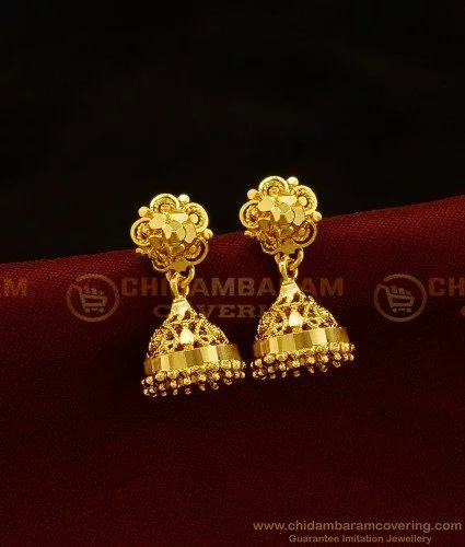 Gold jhumka deals low price