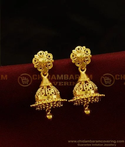 Daily Wear Round Real Diamond Gold Earring 2500 Gm 14 Kt