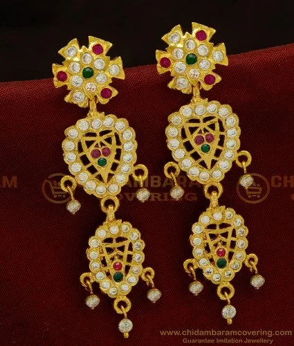 Traditional stone deals earrings