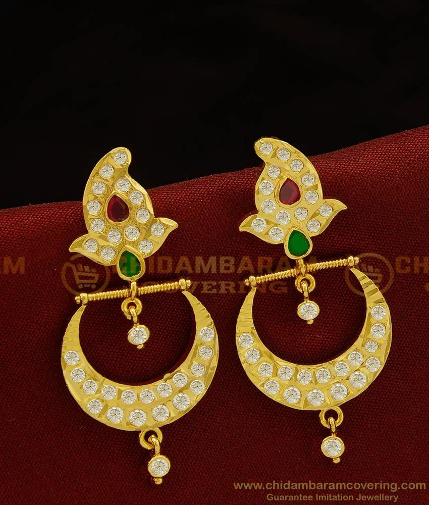 Buy Chandbali Earrings | Chandbali Jhumka | Chandbali Designs – Nithilah