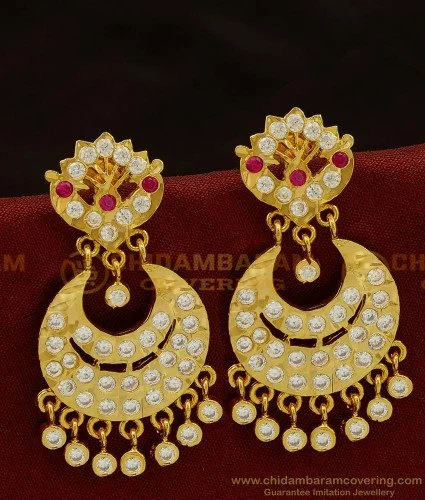 21.27gms EARRINGS 22K Nakshi – BangaruRani