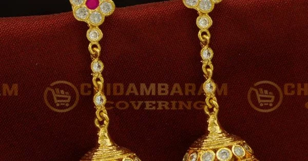 Buy Gold-Toned & cream Earrings for Women by Shining Diva Online | Ajio.com