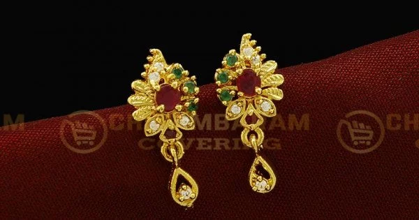 Flipkart.com - Buy FLEMINGO JEWELS Gold Plated Latest Fancy Earrings For  Women and Girls Alloy Earring Set Online at Best Prices in India