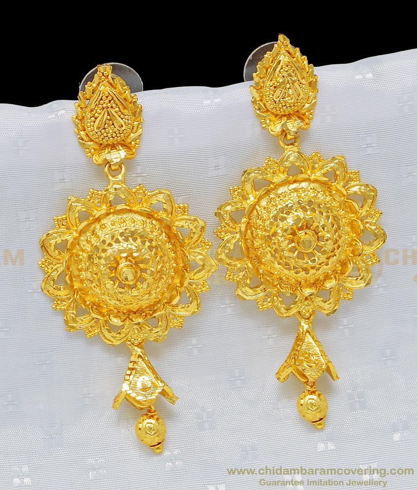 gold forming jewelry, forming gold long earring