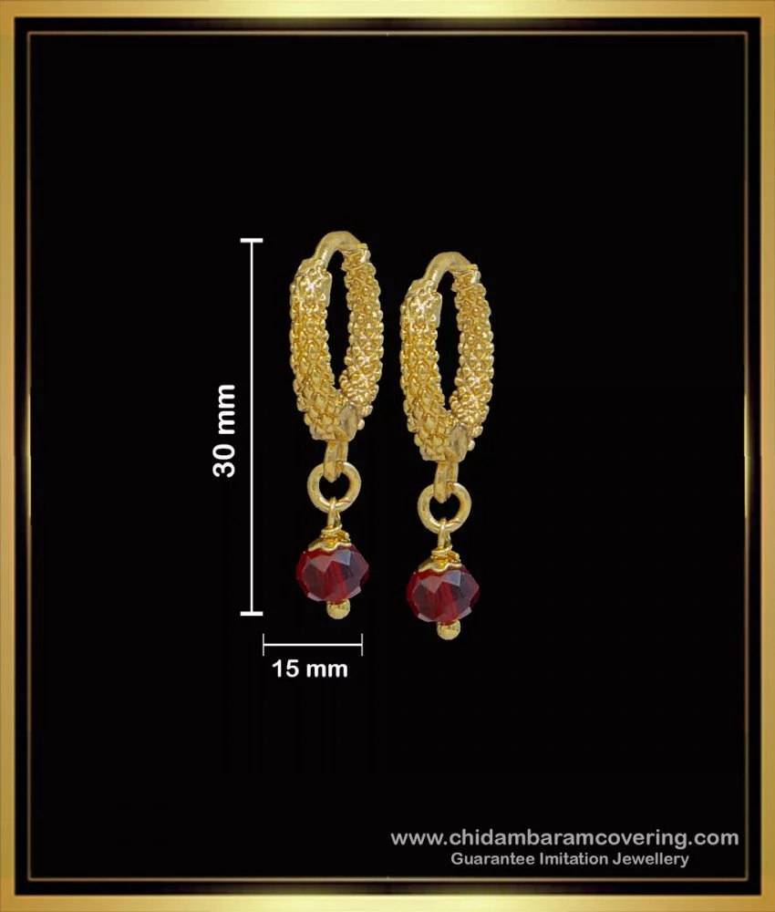 Earrings for Men | Small Bali for Boys & Girls J0595 - muteyaar.com