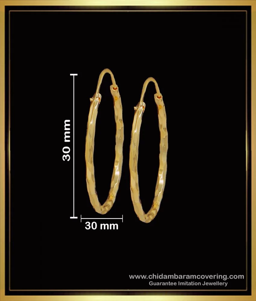 Flipkart.com - Buy Bluemoon Big Hoop Earring for Girls and Women, Big Round  Earrings for Girl, Large Circle Earrings Alloy Hoop Earring A Alloy Hoop  Earring Online at Best Prices in India