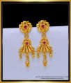 Gold Plated Simple Gold Earrings Designs for Daily Use 