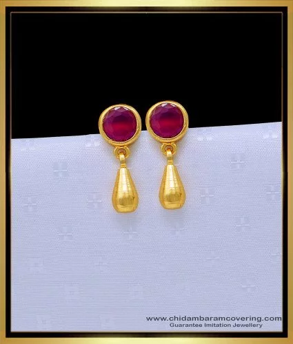 Designer Rose Gold Ear Rings in Wayanad at best price by Ganpati Collection  - Justdial