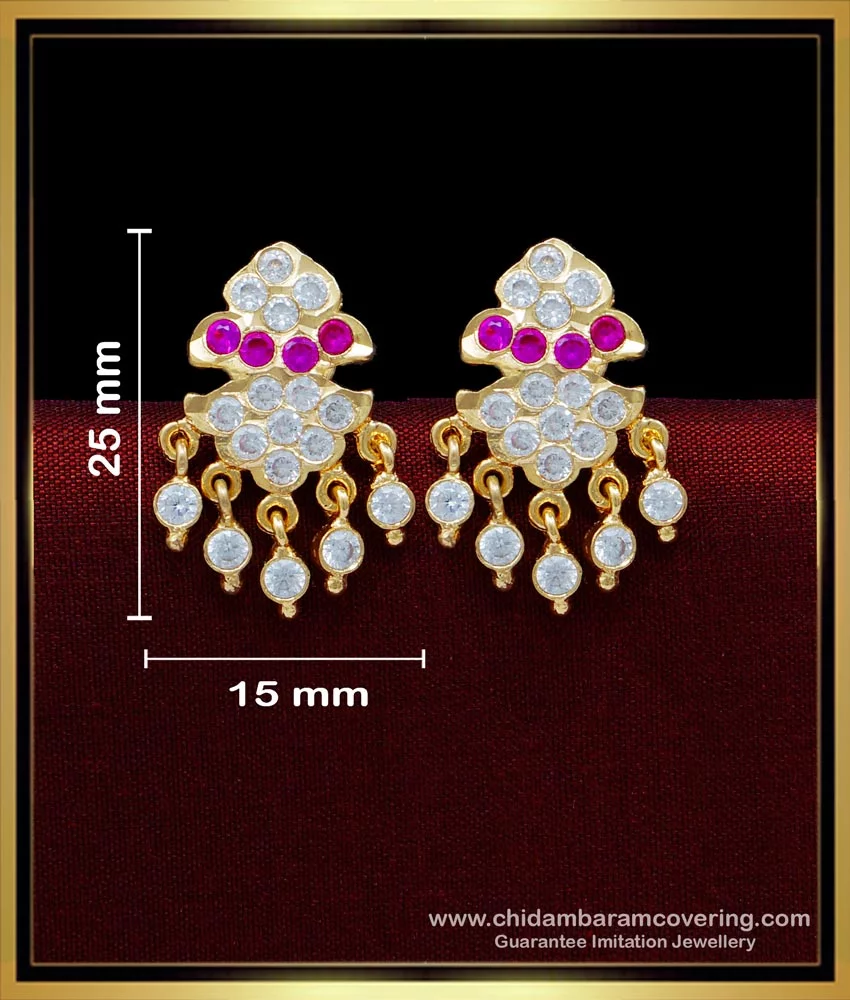 Buy Floral Gold Stud Earrings - Joyalukkas