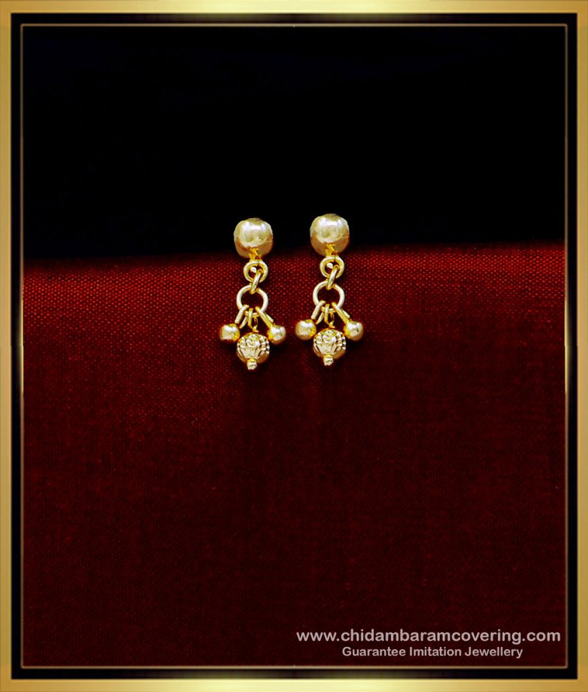 gold plated earrings design, gold plated earrings studs, 1 gram gold earrings, kids earrings, kids studs earrings