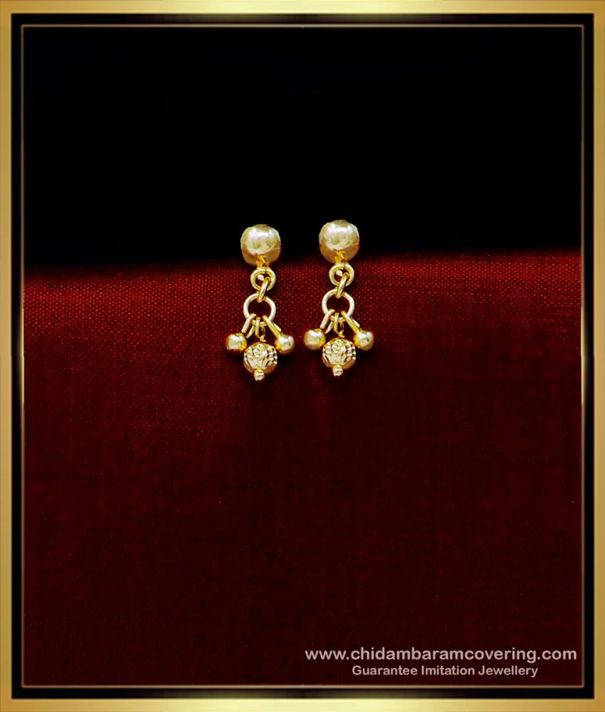 22k Yellow Gold Hoop Earring Bali Earrings ,huggies , Hanging Jhumki  Handmade Gold Earrings for Women, Christmas Gift, Indian Gold Earrings -  Etsy