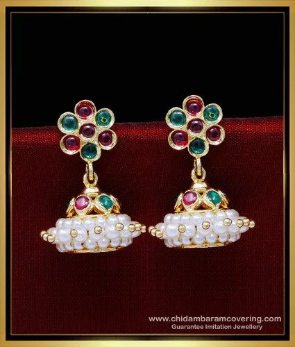 South indian jhumkas on sale designs