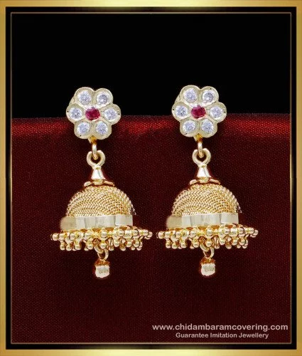 Nimrat Kyra Gold Earring Online Jewellery Shopping India | Yellow Gold 22K  | Candere by Kalyan Jewellers