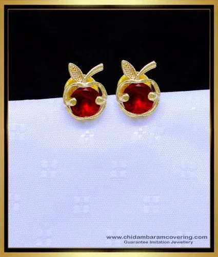 Buy 22Kt Stylish J Type Gold Earrings 81JH3184 Online from Vaibhav Jewellers