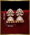 white stone jhumkas, Traditional jhumkas online, gold jhumkas online, women jhumkas online, jhumkas designs, Jhumkas designs with price, New jhumka design gold, jhumkas gold plated, Jhumka Earrings Gold, jhumkas earrings, jhumkas gold designs