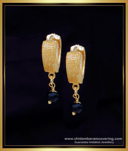 ERG2073 - Simple New Gold Bali Design Gold Covering Earrings