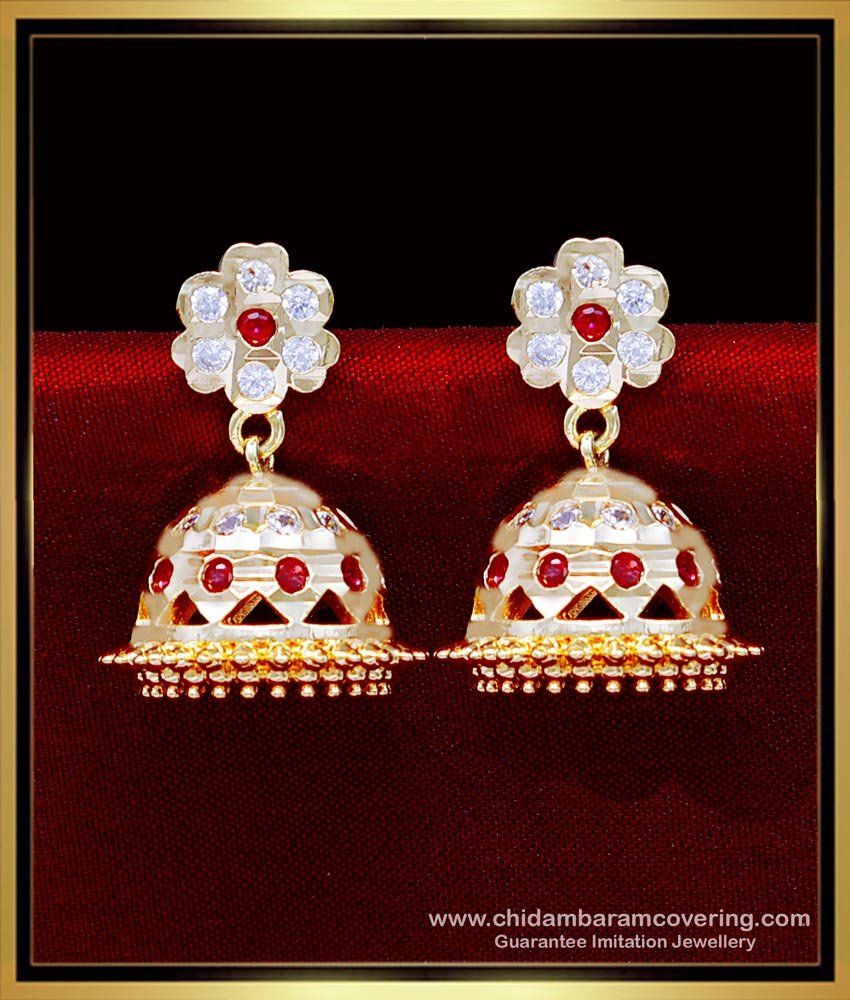 Impon Jewellery online shopping, impon earrings designs, impon stud earrings, impon earrings online shopping, impon earrings jhumka, impon jewellery, jhumka earrings, jhumka earrings gold, Jhumka earrings gold design, Bridal Jhumka Earrings Gold