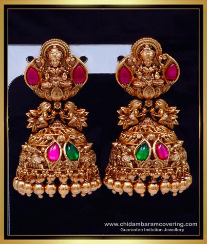 ERG2124 - Bridal Wear First Quality Antique Jhumka Design Online