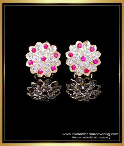 ERG2140 - Impon Gold Jewellery Model Simple Stud Earrings Designs