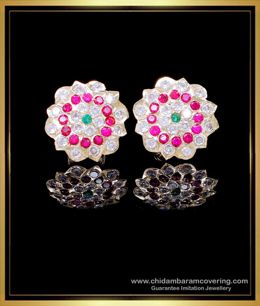 stone stud earrings for women