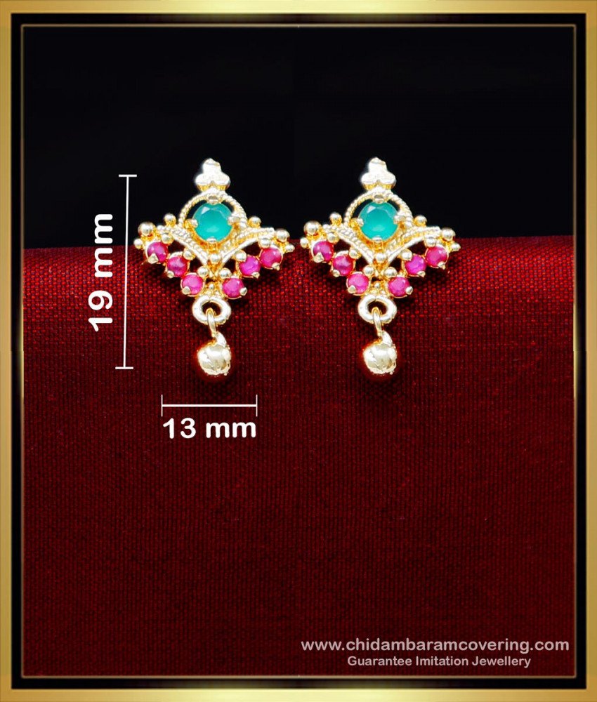 small gold earrings designs for daily use