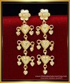 1 gram gold plated earrings