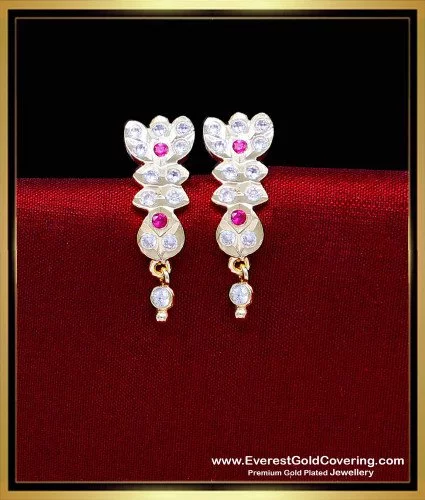 ERG2292 - 1 Gram Gold Plated Impon Daily Use Impon Earrings