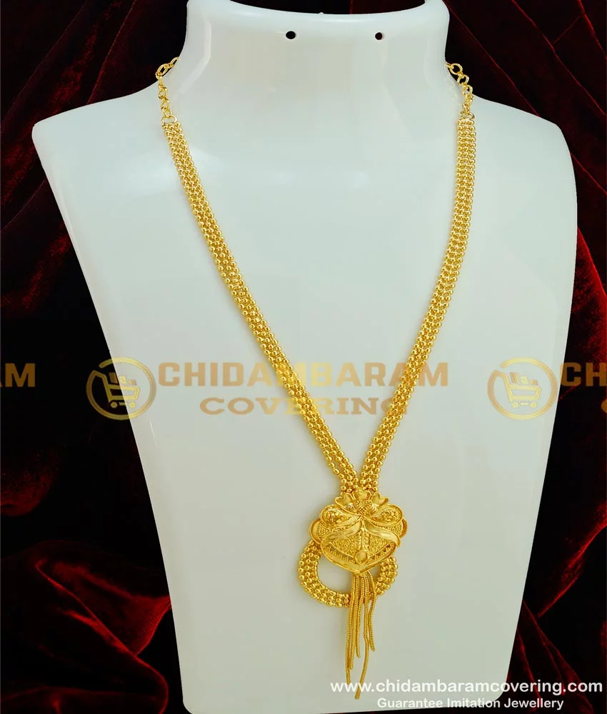 HRM297 Stylish Western Pendant Chain Type New Light Weight Haram for Modern Girls