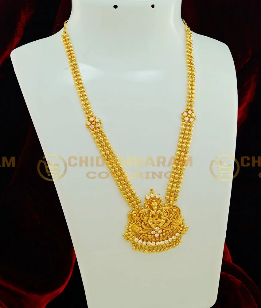 Malabar gold lakshmi hot sale haram designs