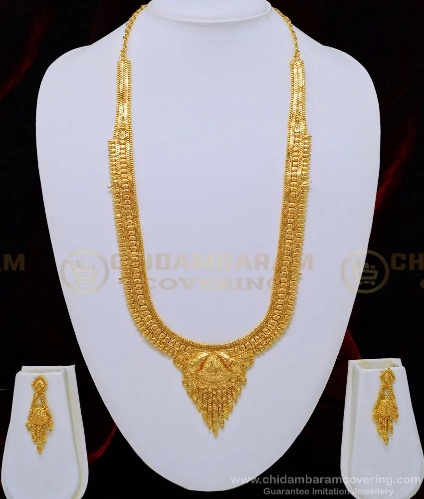 Buy Gold Plated Jewellery Traditional Manga Mango Necklace Design