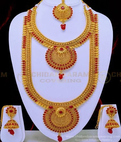 Temple jewellery clearance set for marriage